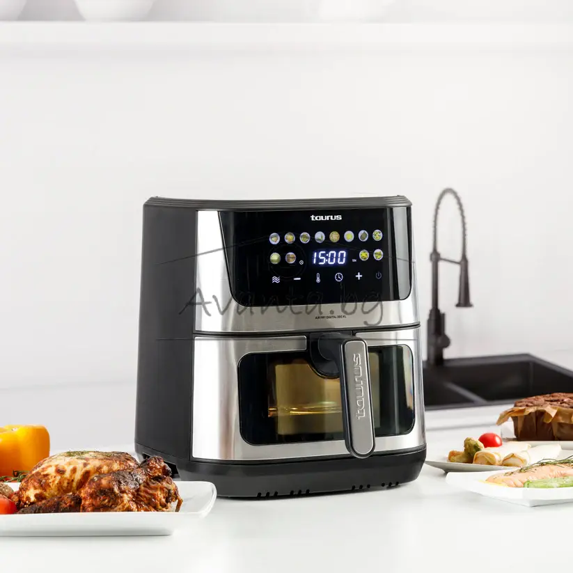 973998000-Air-Fry-Digital-36-XL_05 Taurus Air Fry Digital 360 XL – Фритюрник с горещ въздух 8L / 2100W-два реотана