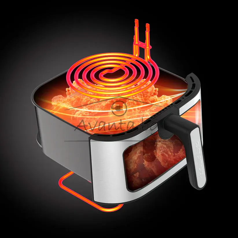 973998000-AirFryDigital360XL_2 Taurus Air Fry Digital 360 XL – Фритюрник с горещ въздух 8L / 2100W-два реотана